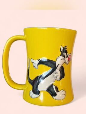 Warner Bros. Yellow Sylvester Character Mug